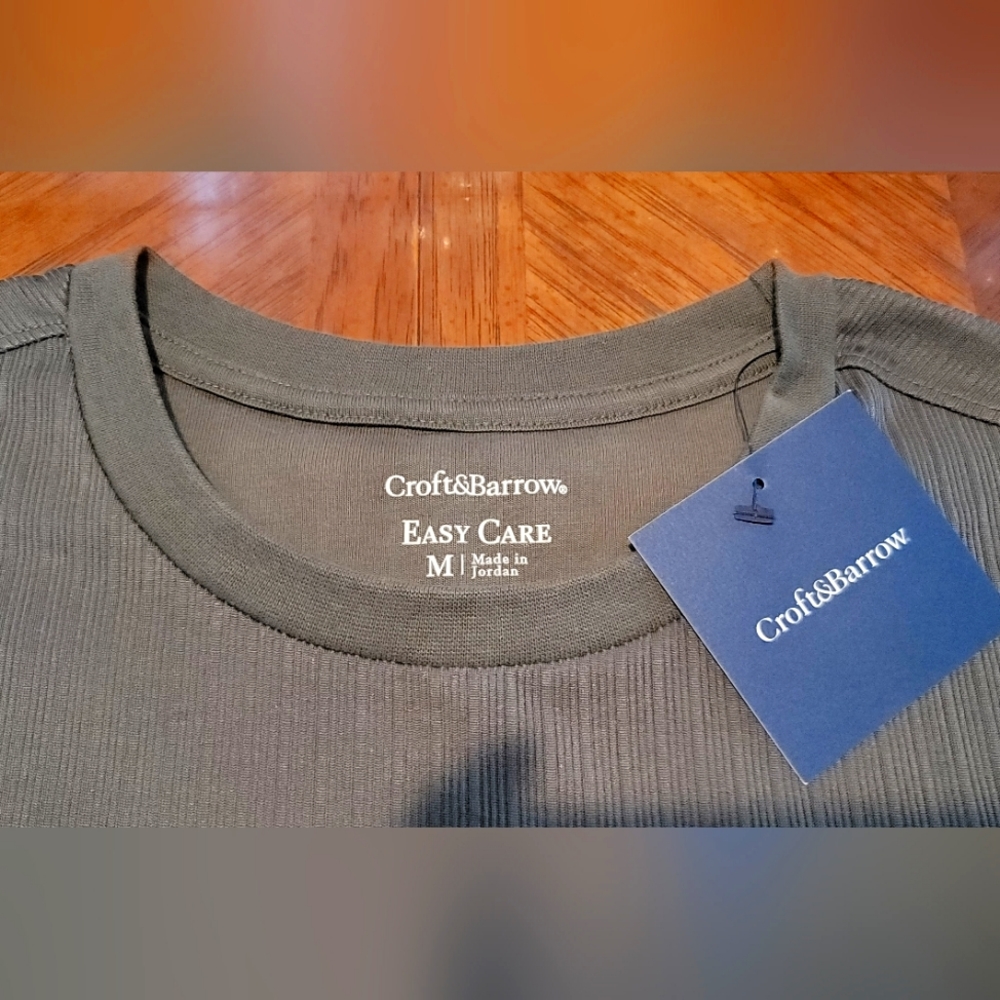 Croft & Barrow Medium Crewneck Green